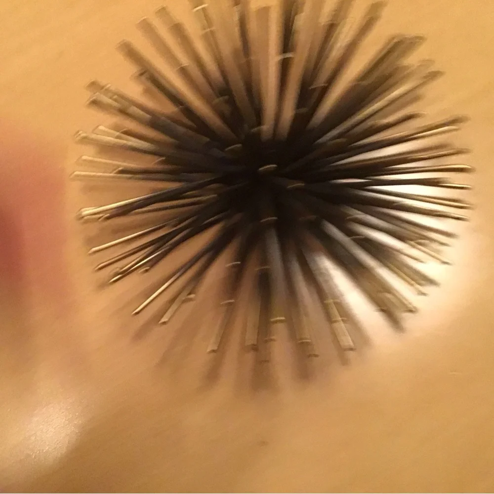MCM Brass Black Gold Metal Spike‎ Urchin Pom Pom Starburst Atomic C Jere Style 2